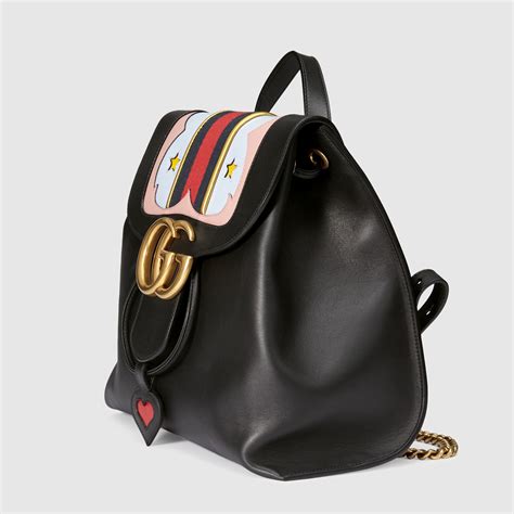 gucci borsa paillettes|gucci marmont leather backpack.